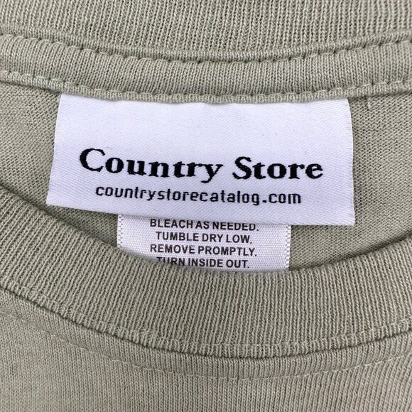 Sage Green T Shirt Cardinals Birds Flowers Size XL Cottage Nature Botanical - Picture 4 of 7